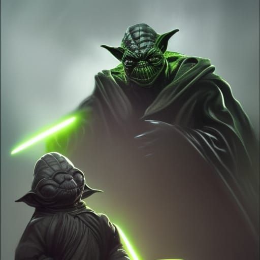 Venom Symbiote Takes Over Jedi Master Yoda