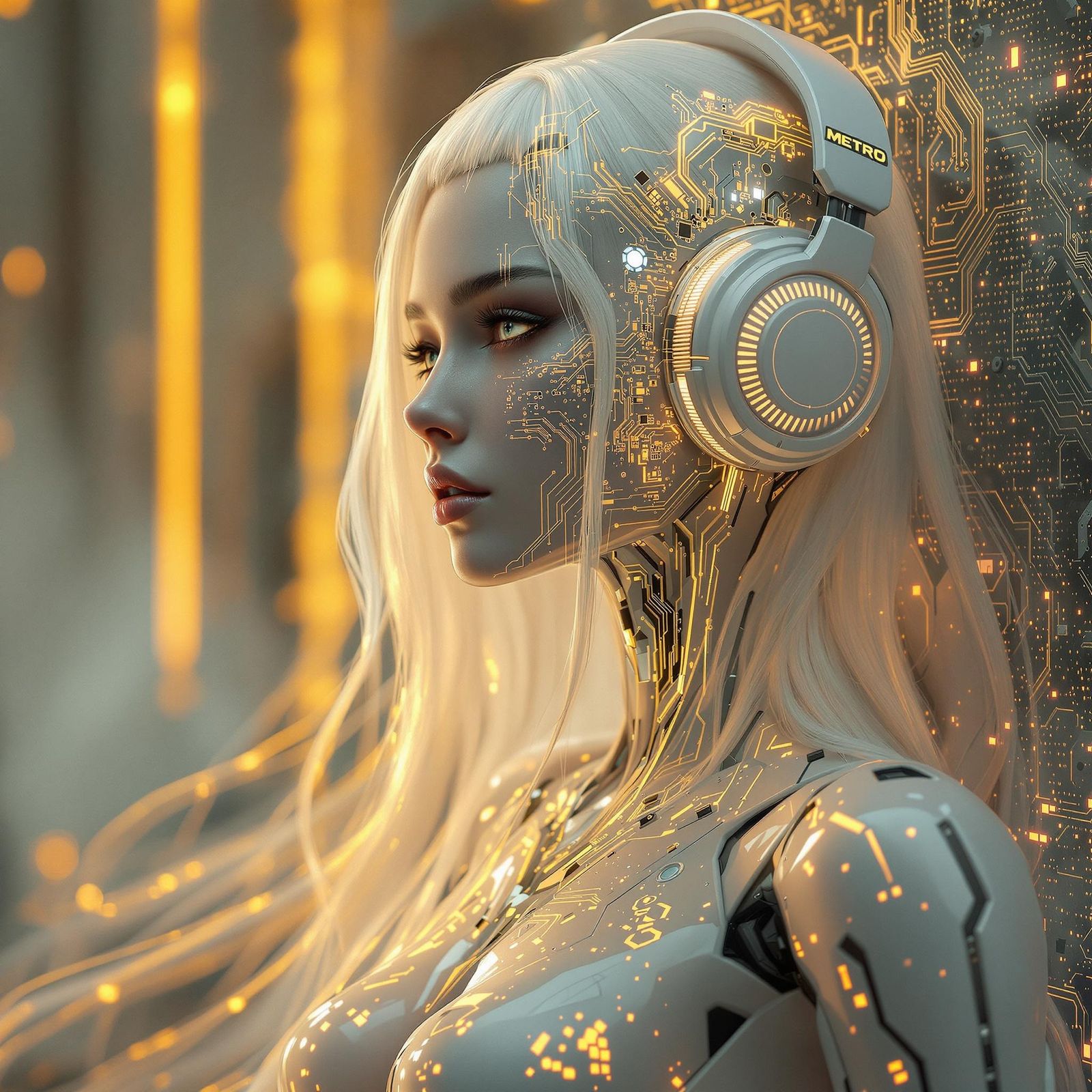 [Yola] a cute android girl with beautiful headphones