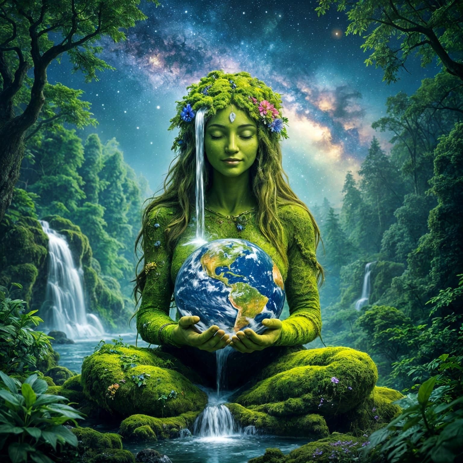 Mother Nature’s Dream  by @Ria Hagane