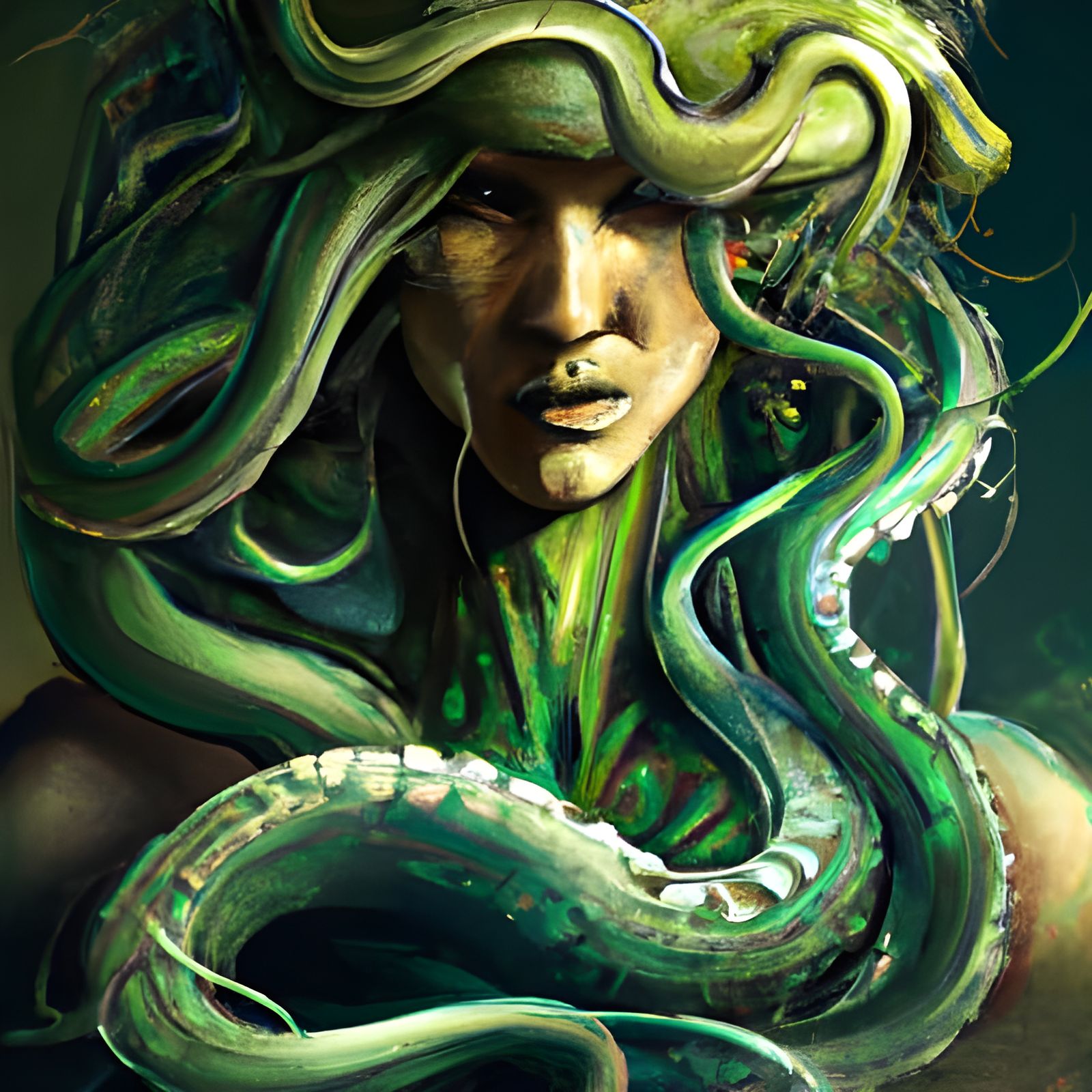 Medusa AI Generated Artwork NightCafe Creator