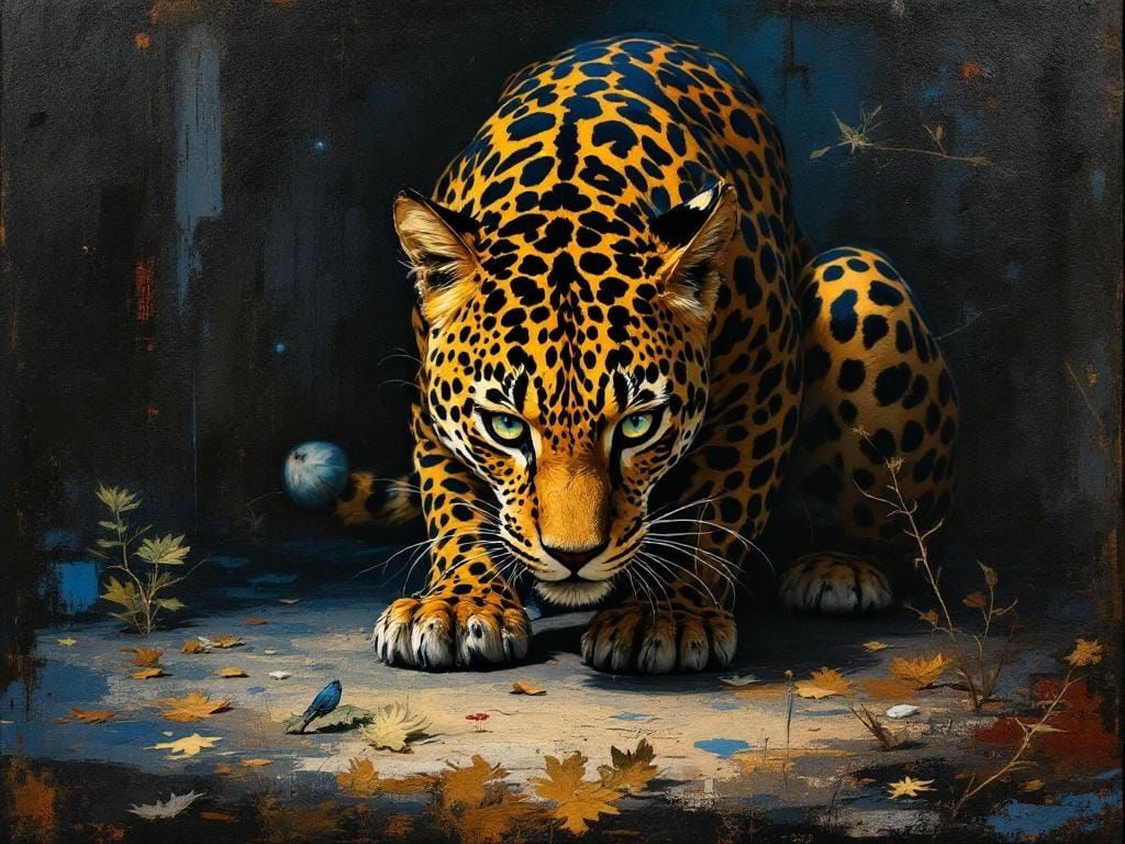 Stalking Leopard  by @ColdBoldTold