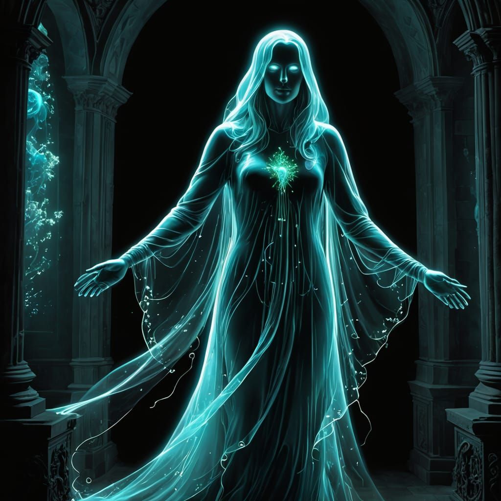 A ghost... a real...