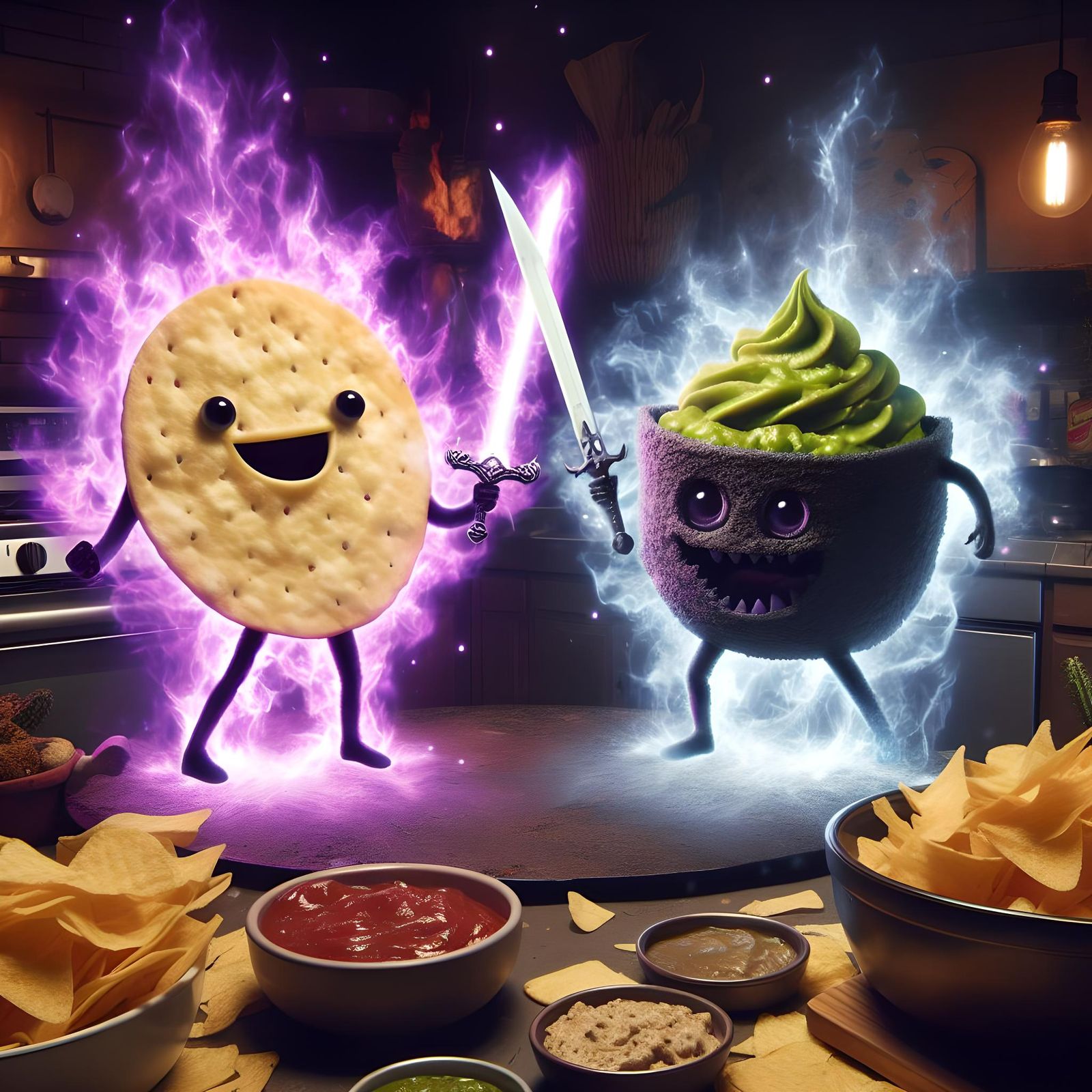 Potato Chip vs Guacamole
