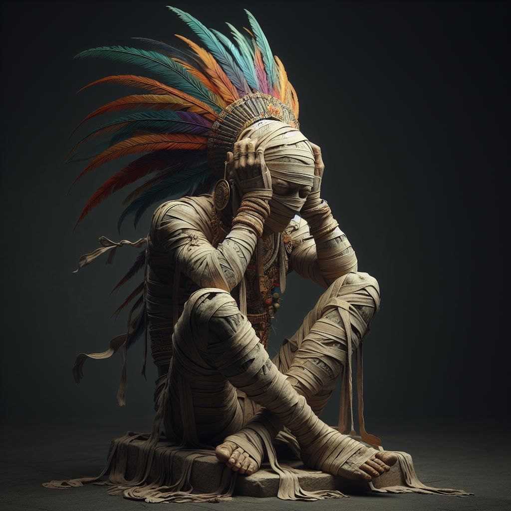 The sacred mummy of Inca King Rascar Capac