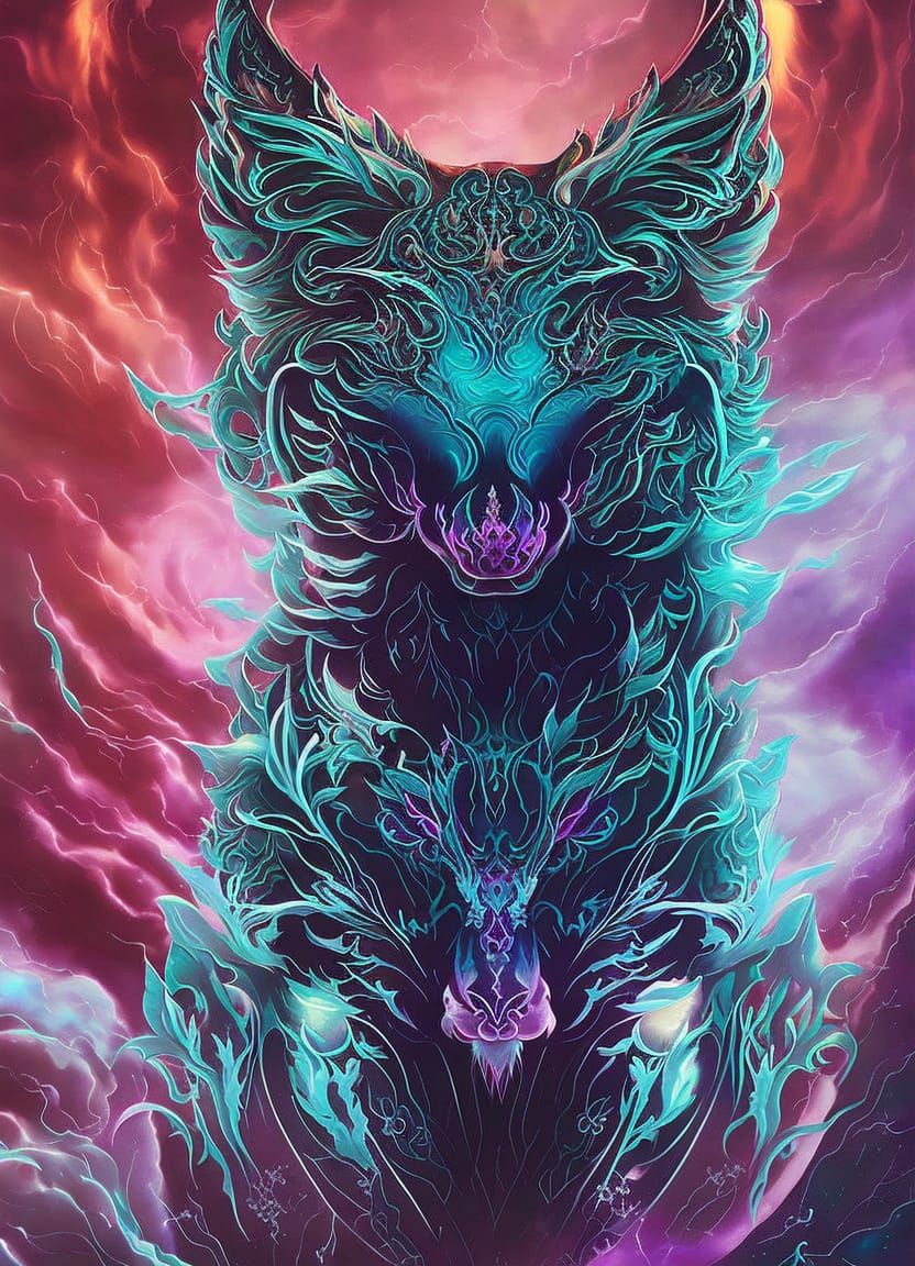 Dark Spirit Of The Wolf AI Generated Artwork NightCafe Creator dark-spirit-of-the-wolf-ai-generated-artwork-nightcafe-creator