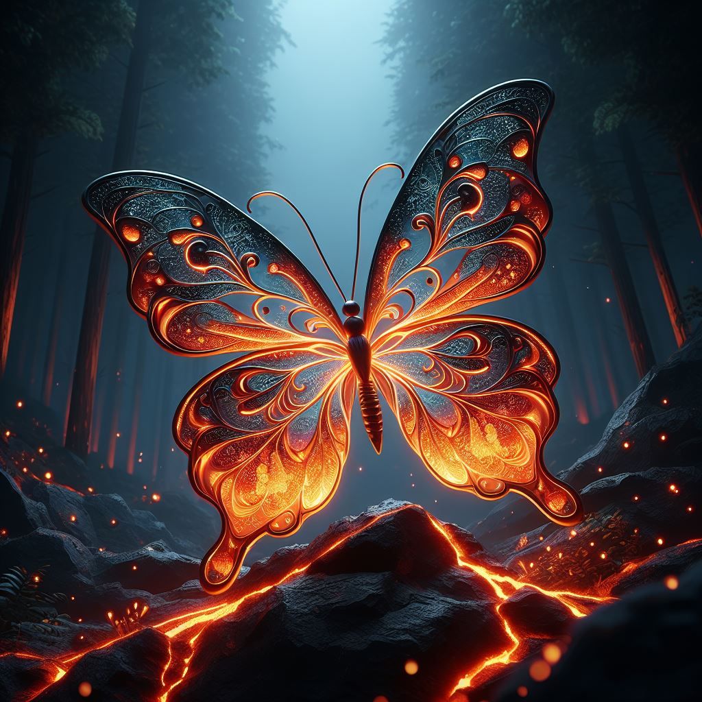 Magma Lava Butterfly