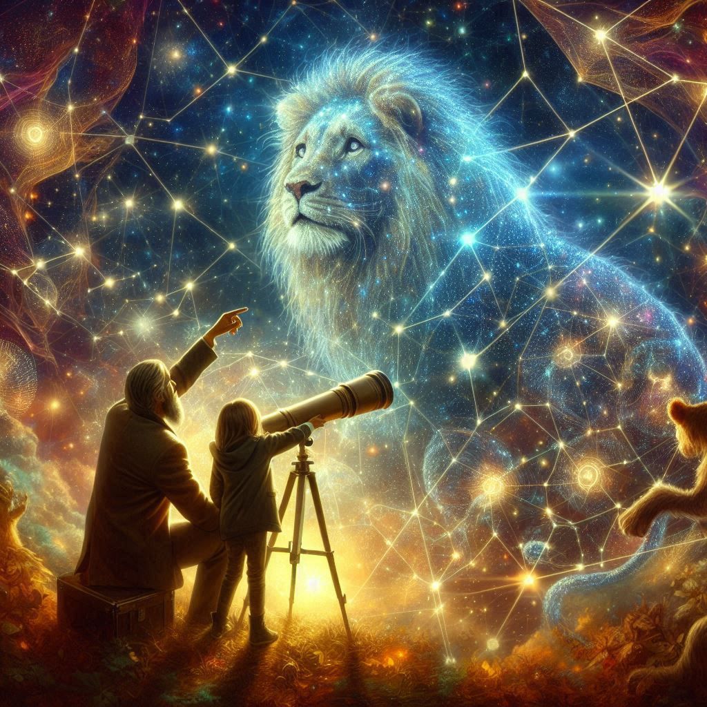 Leo the Lion of the Stars  by @Jeanne