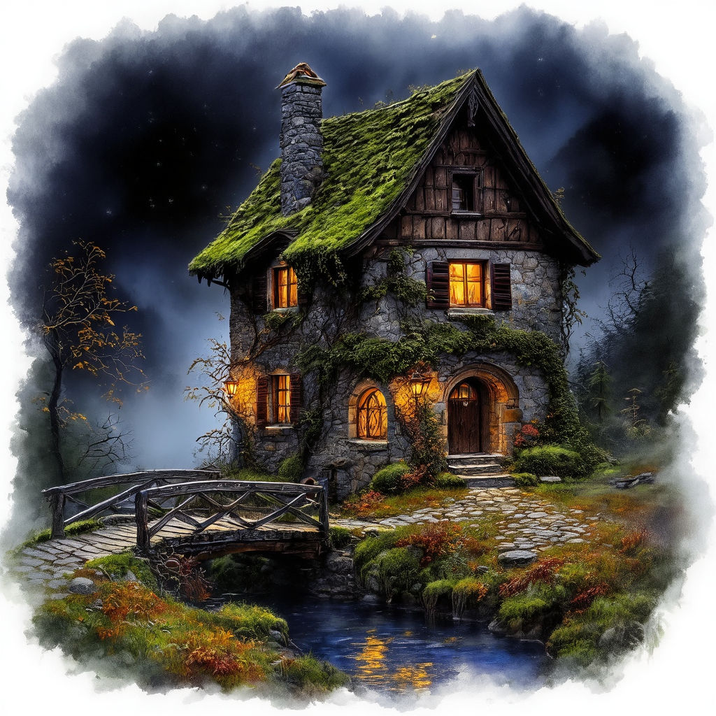 A Distressed Swiss Cabin #3