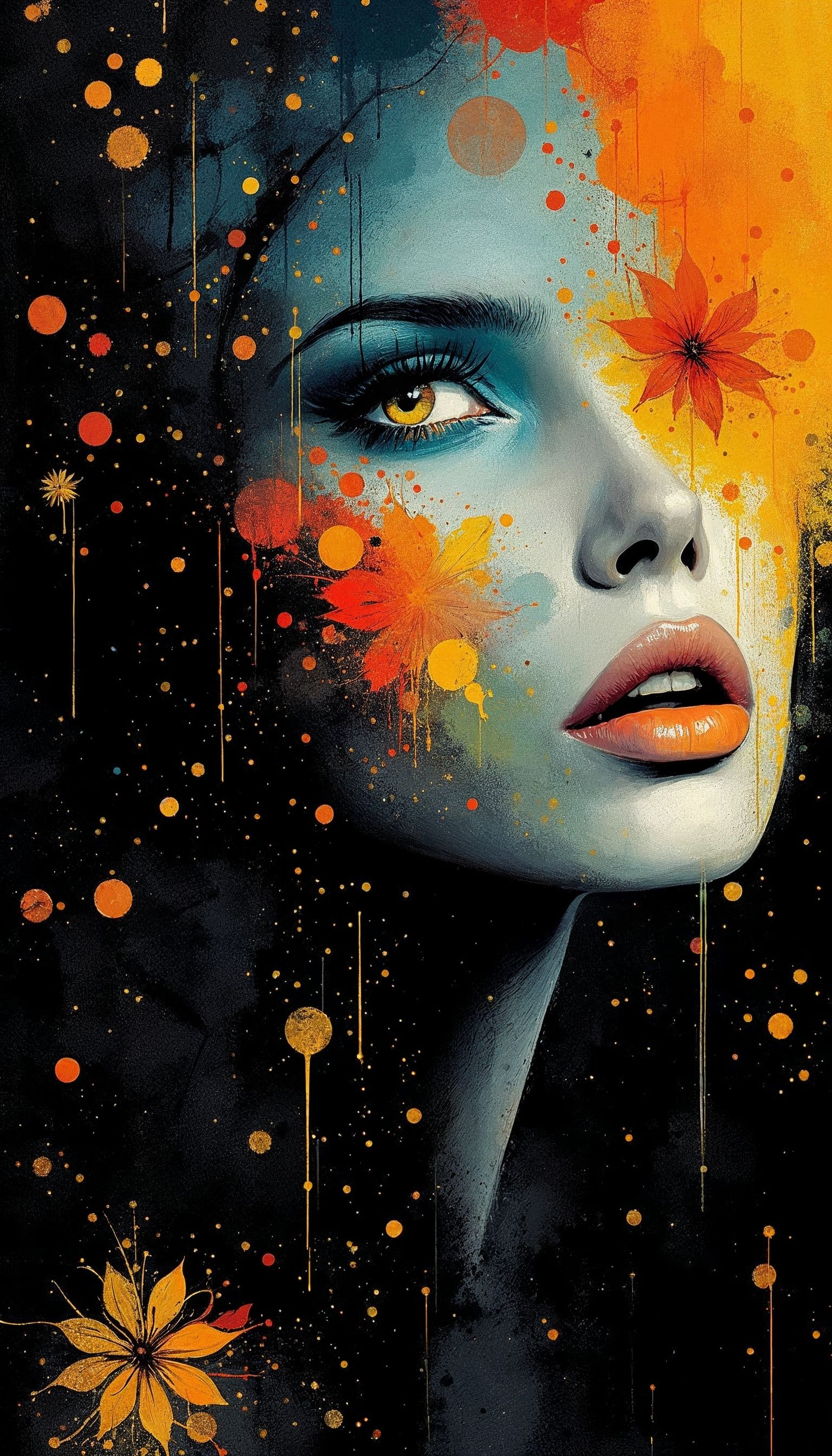 In the style of Lillian Bassman, colors