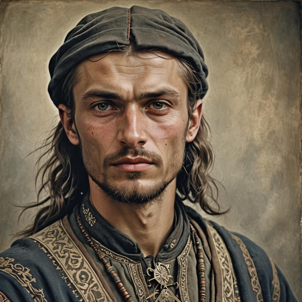 A slavic Man, model