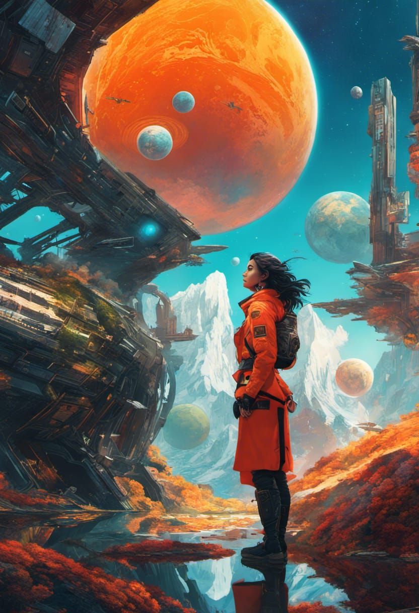 Life at the edge of reality II AI Generated Artwork NightCafe Creator