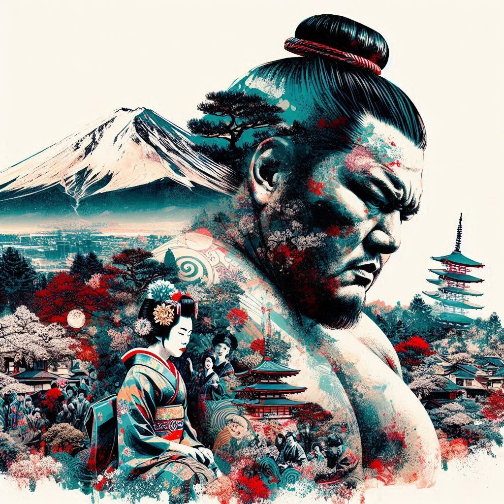 The Sumo Wrestler And The Geisha