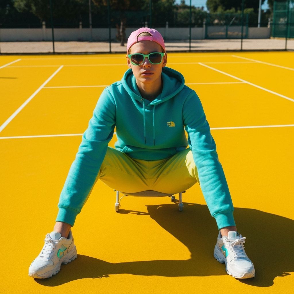 Arms or legs? Was meant to be a tennis-playing fox!  by @ais