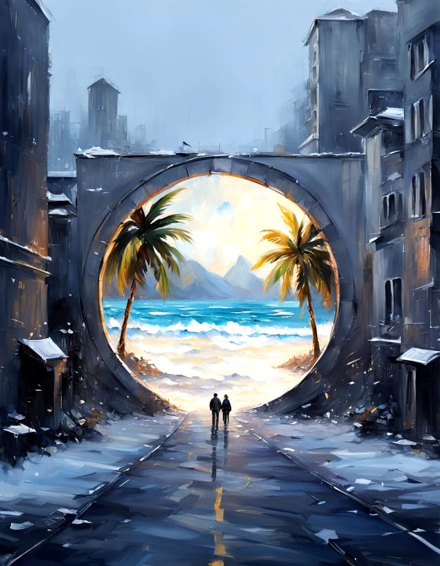 Sea you There / Escape from Winter  by @Toussaint Dominique