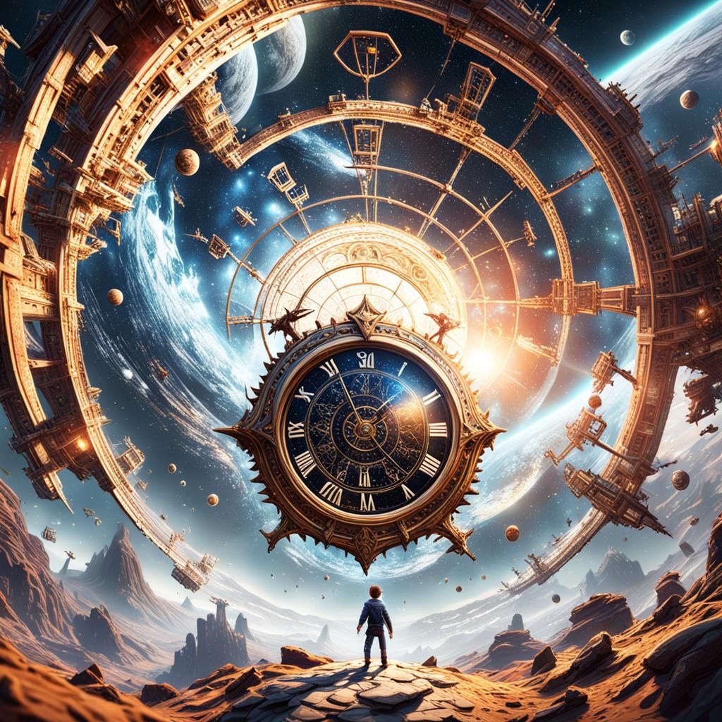 Boy's Fantastical Journey Through Space and Time