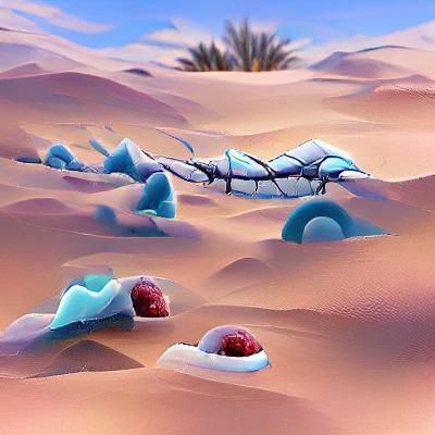 frozen desert
