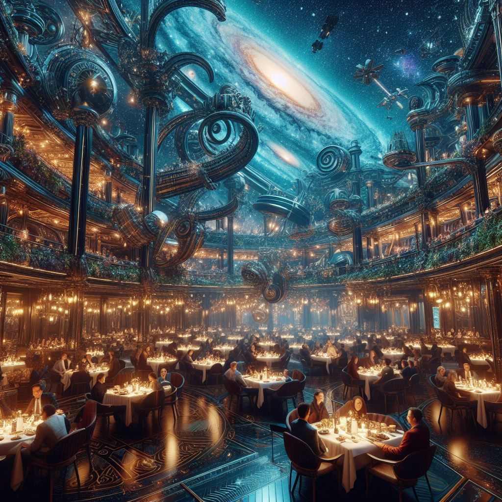 The Restaurant at the edge of the Universe - banquet hall Lower East