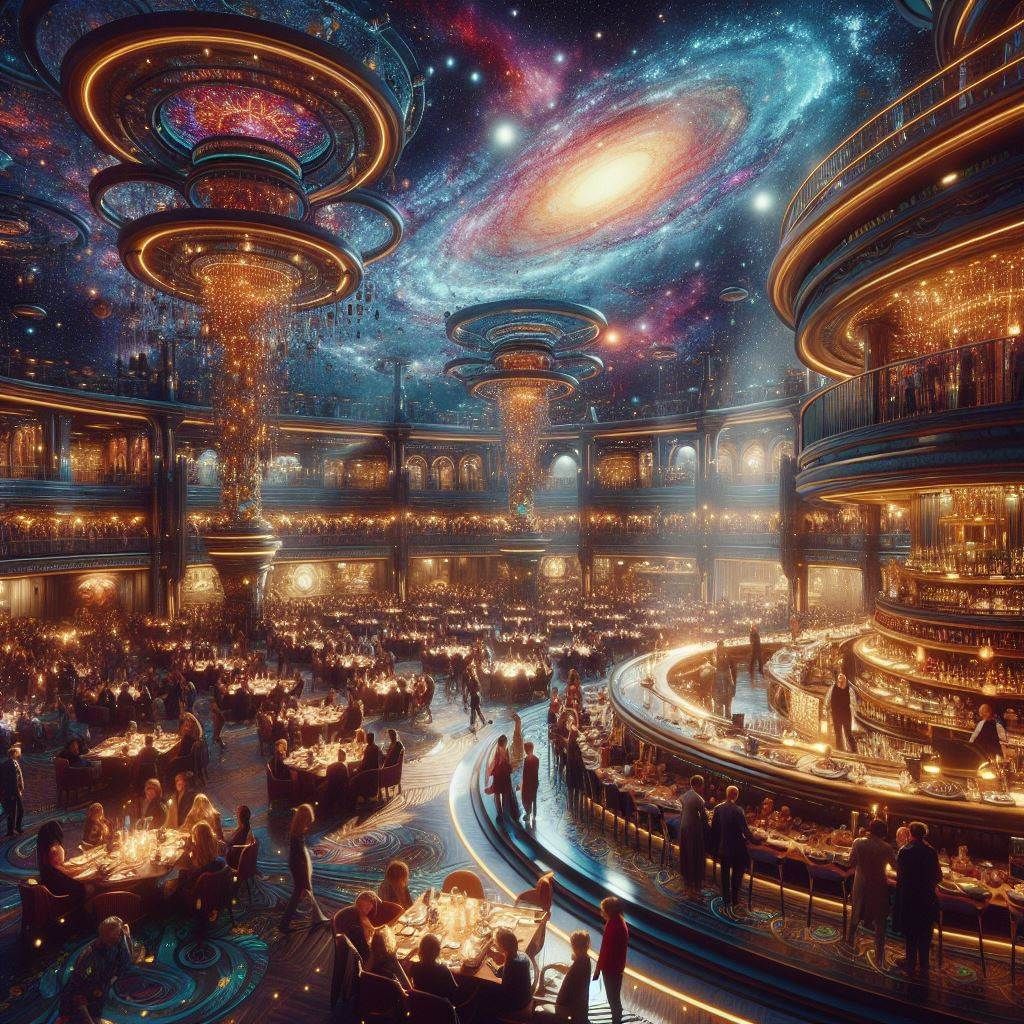 The Restaurant at the edge of the Universe - banquet hall and bar South