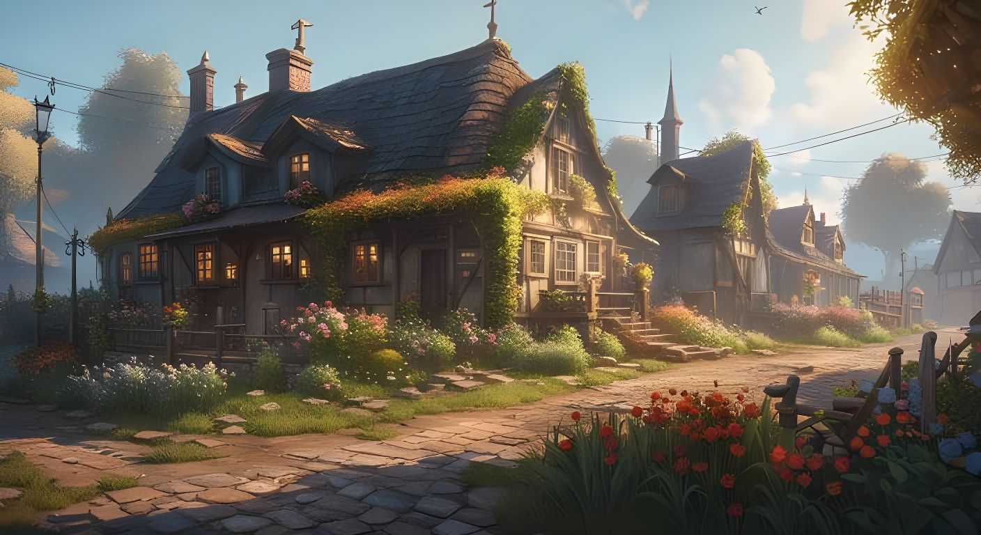 Cozy village   by @Lucy