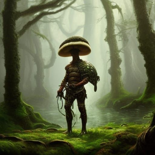 Mushroom on an adventure(r)