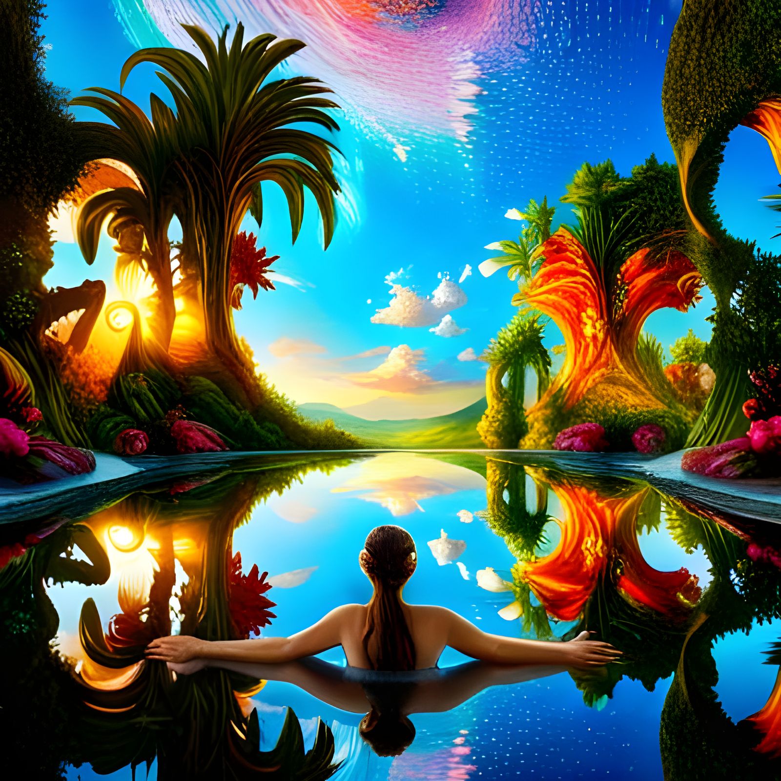 Infinity Pool Paradise  by @twookiegeddon 