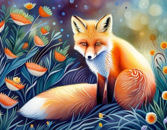 fox - AI Generated Artwork - NightCafe Creator