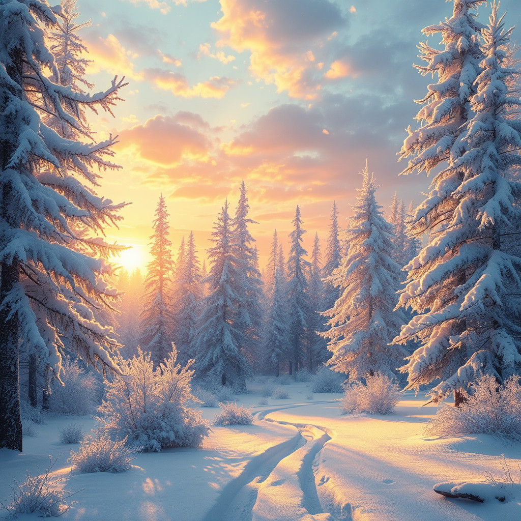 Amazing Winter Scenery   by @Melanie