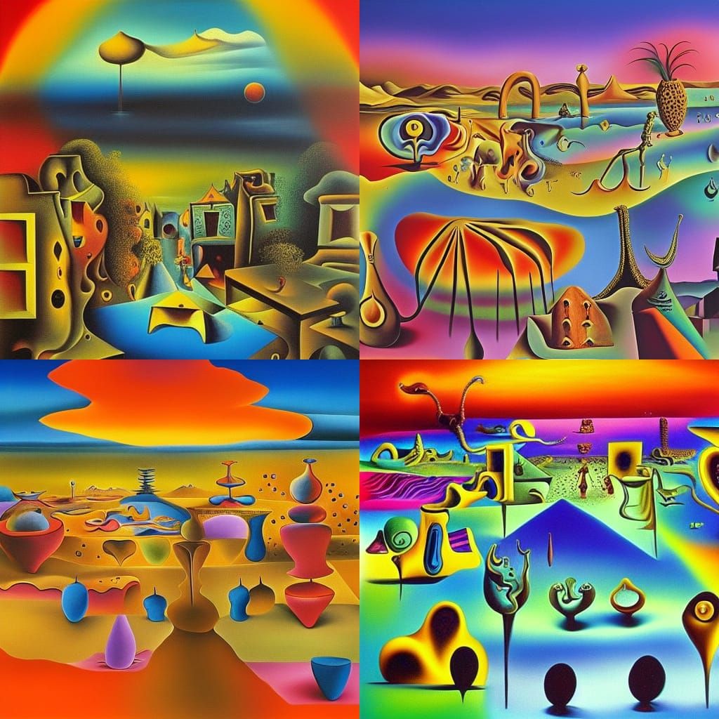 Psychedelic village