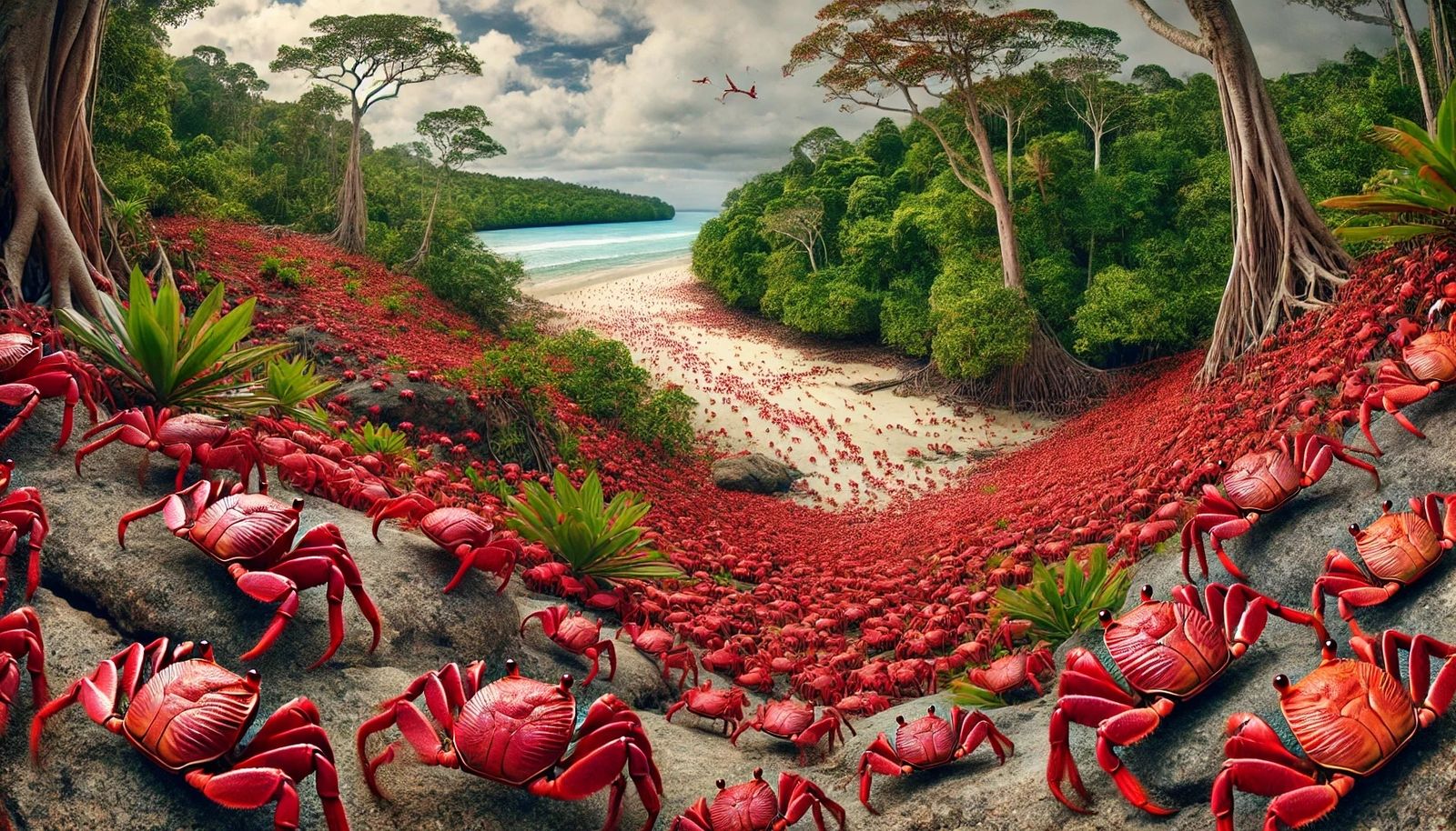 Christmas Island crabs