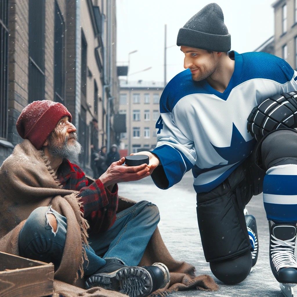 Batman might not, but I give a puck