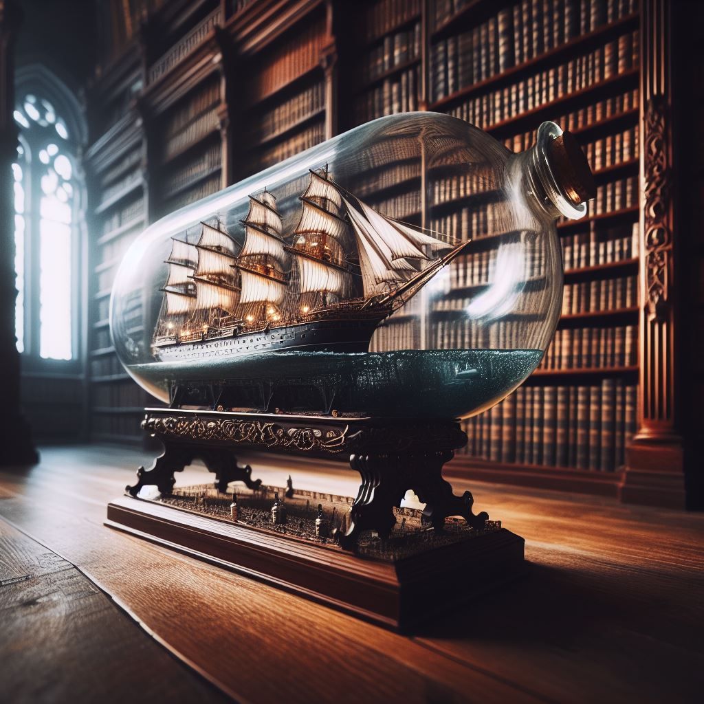 Model Steampunk Ship