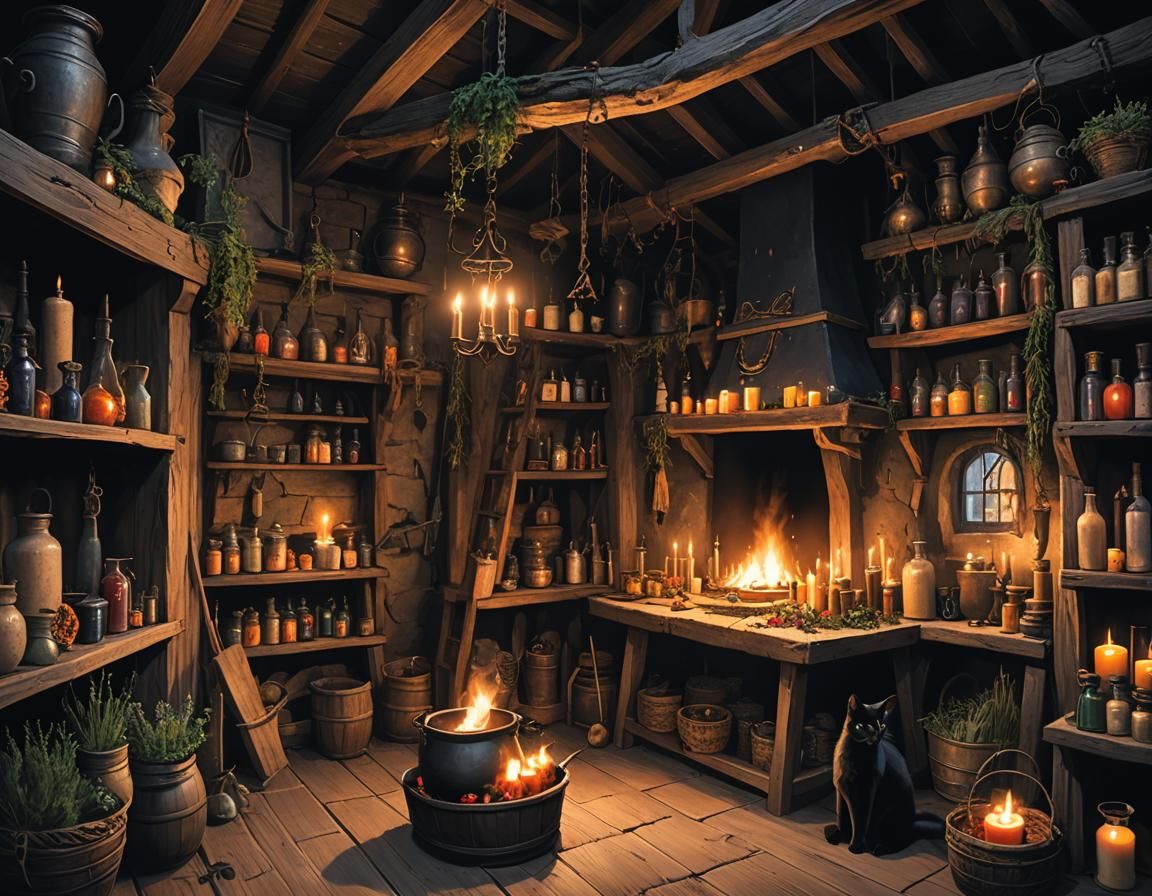 Witches lair  by @Lilithmoon79 