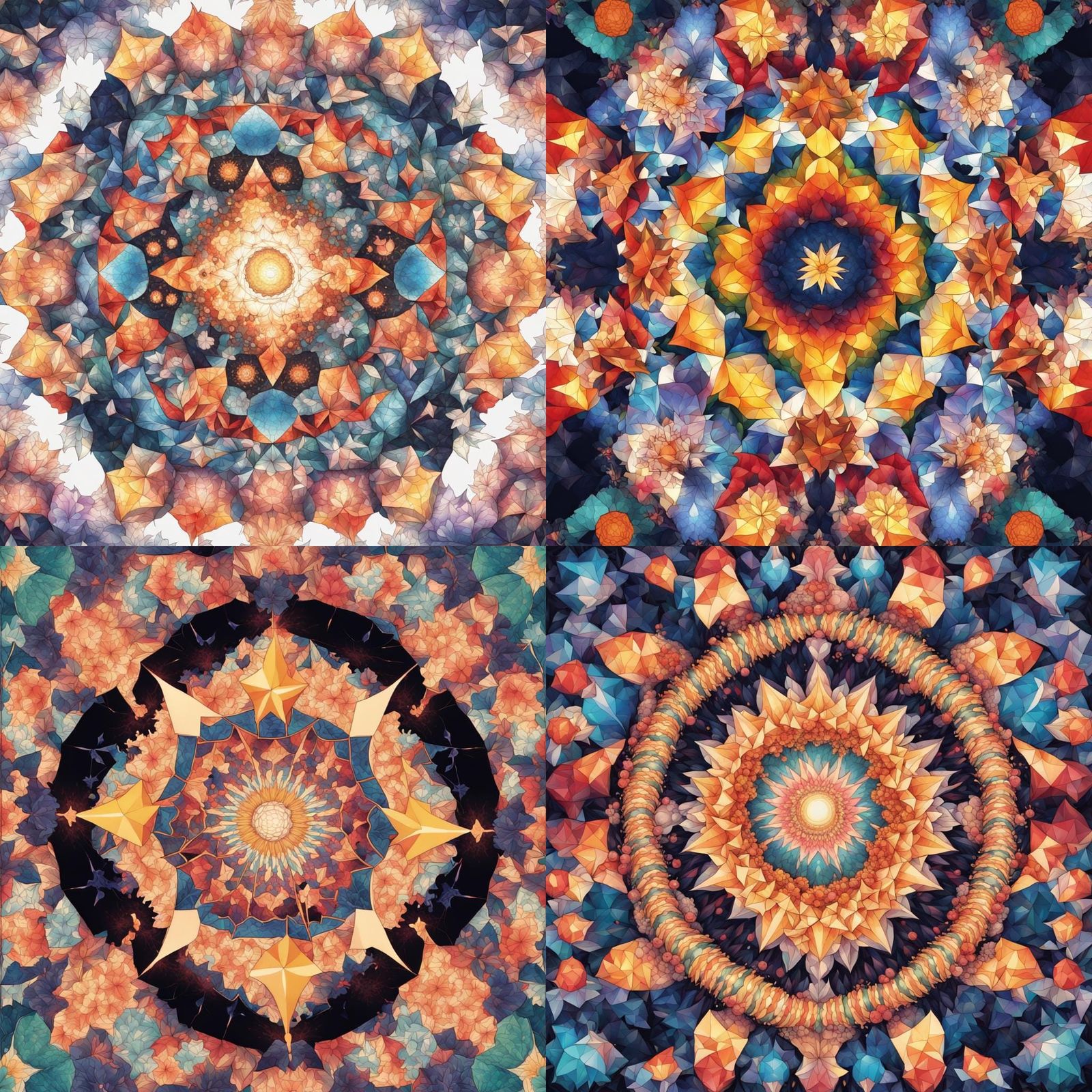 Watercolor Mandalas