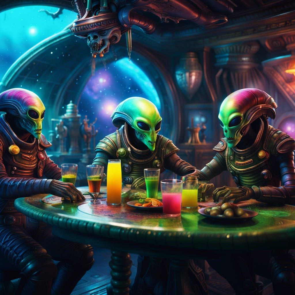 Alien space pirates - AI Generated Artwork - NightCafe Creator