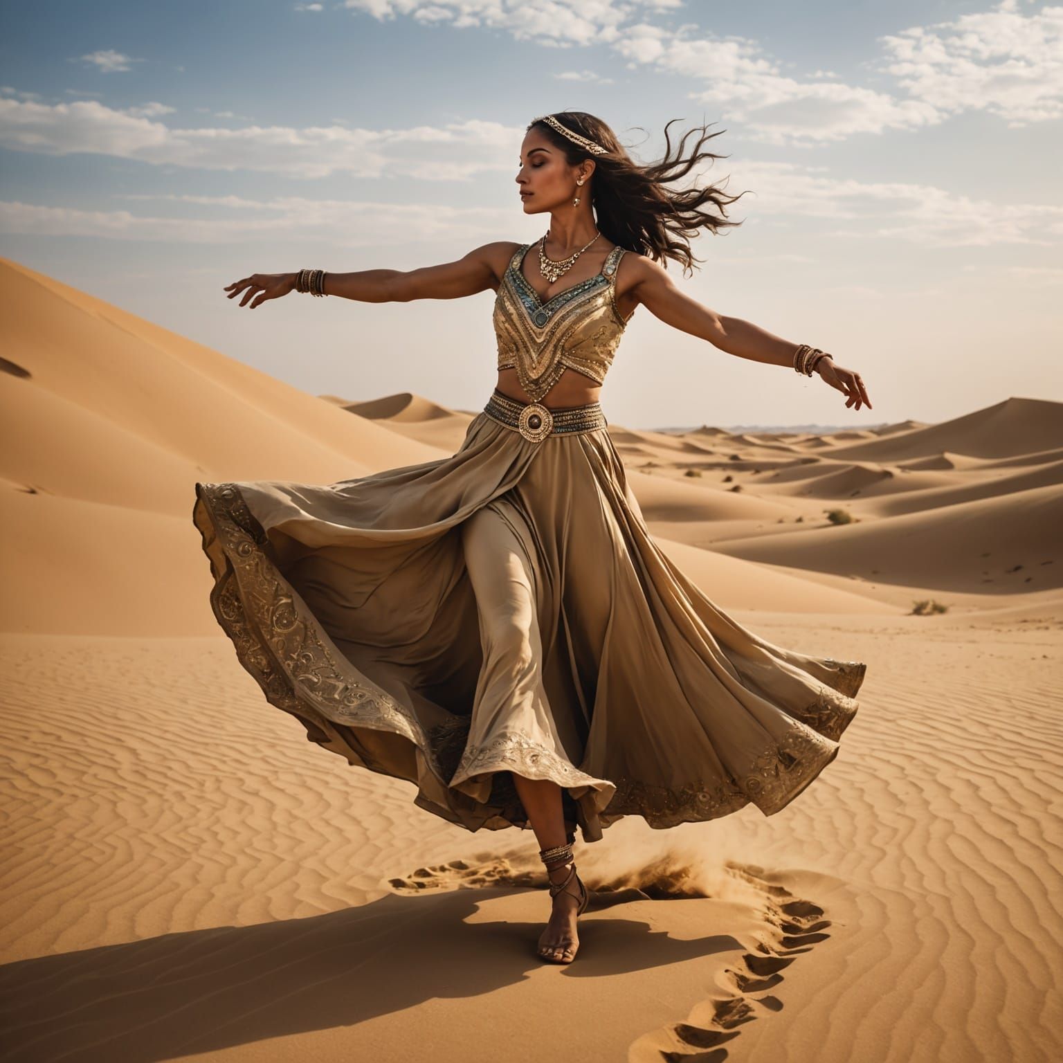 A dancer in the sands of time   by @R1n974