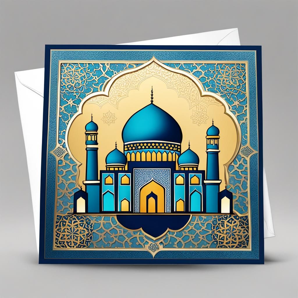 Greeting card Eid Al Fitr