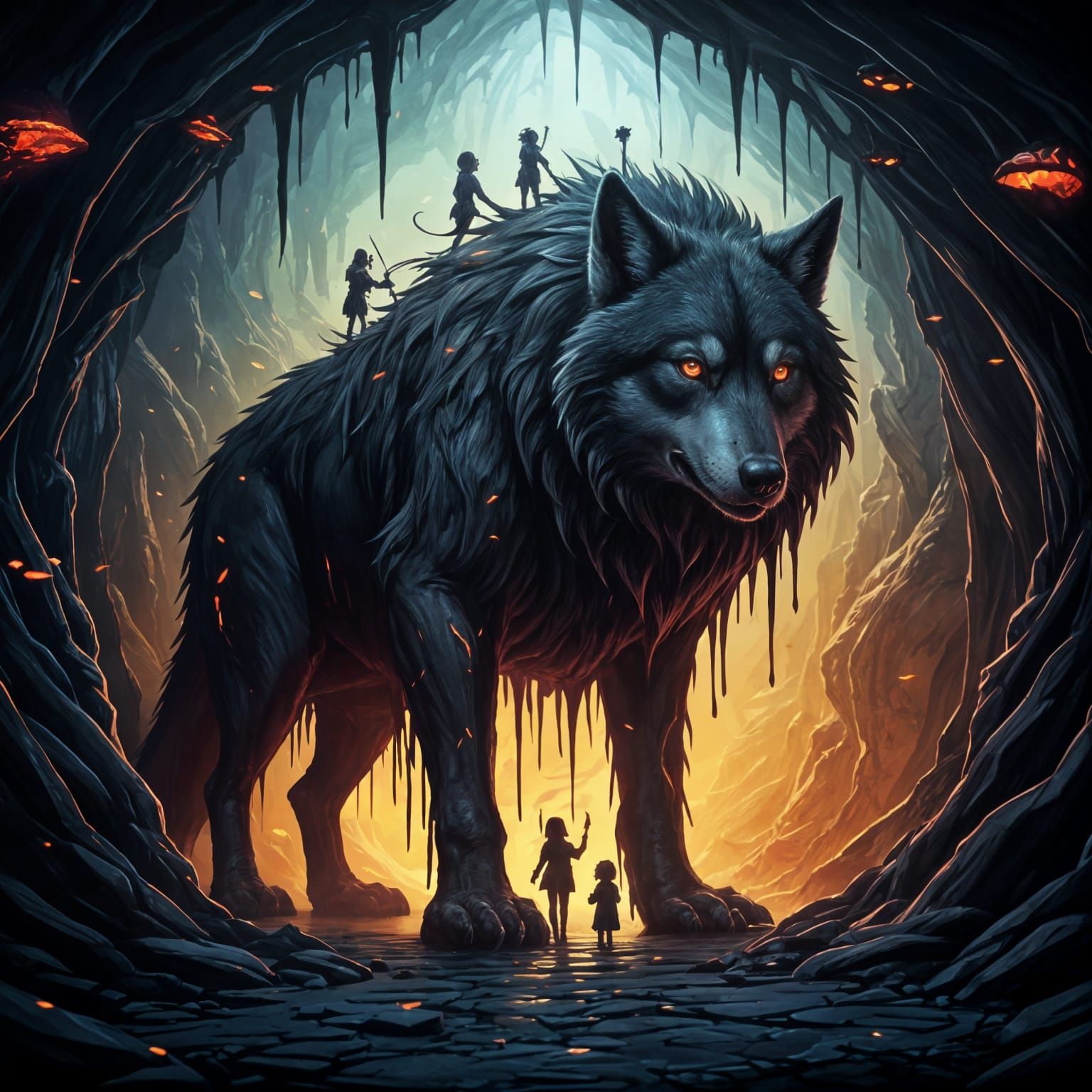 Fermairi The Wolf  by @CandyFox