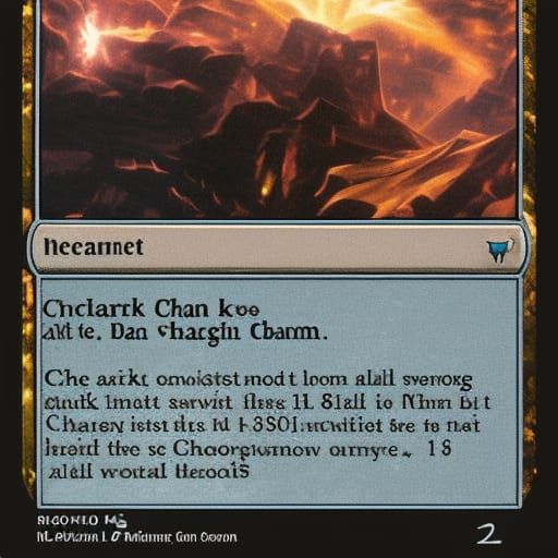 A dark chasm