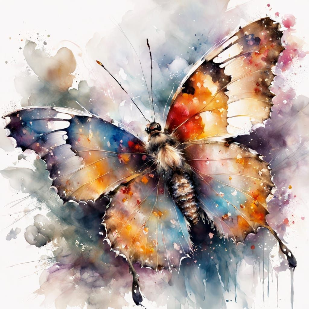 A beautiful butterfly.   by @Zs Art Collection