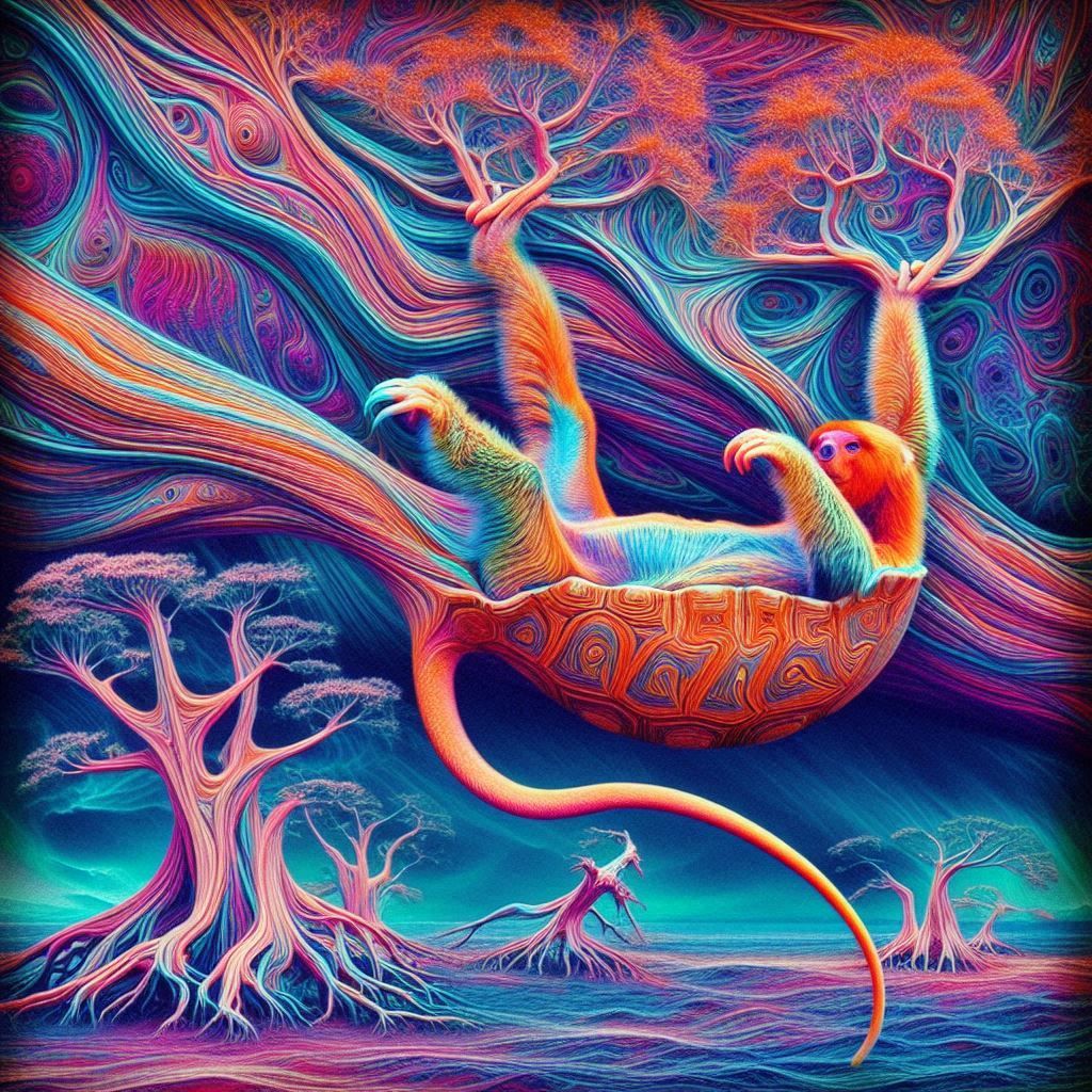 armor shelled pseudo-primate from planet burvis