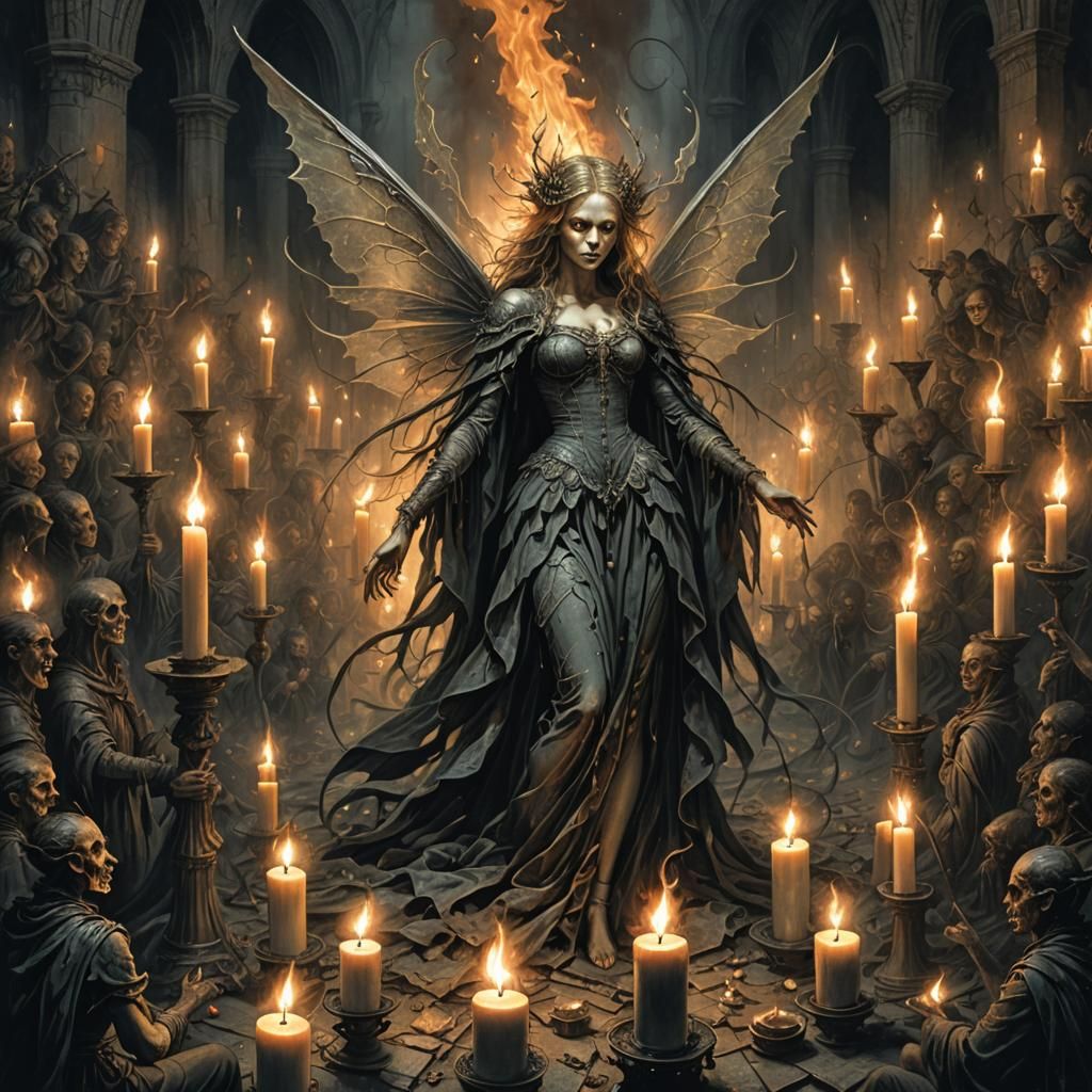 Fire Fairy  by @Gouty