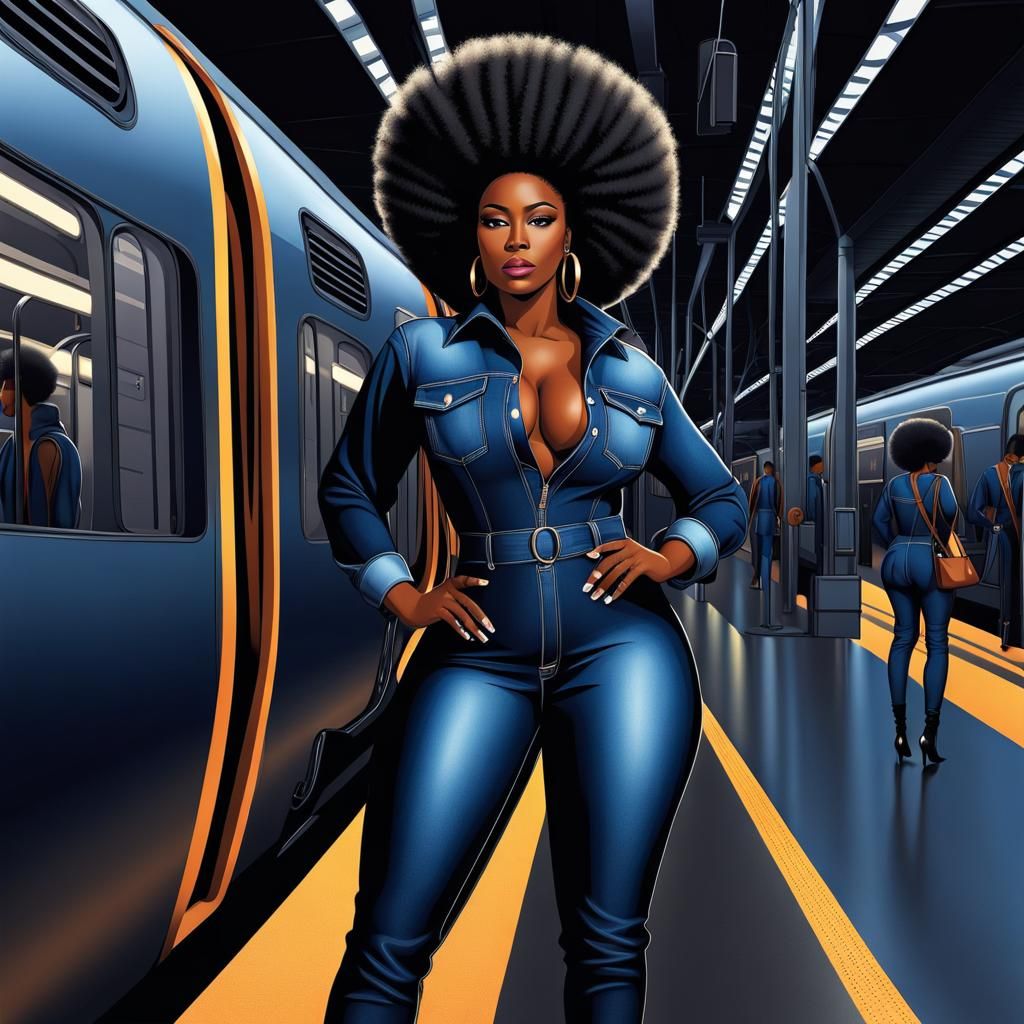 The new Foxy Brown - AI Generated Artwork - NightCafe Creator