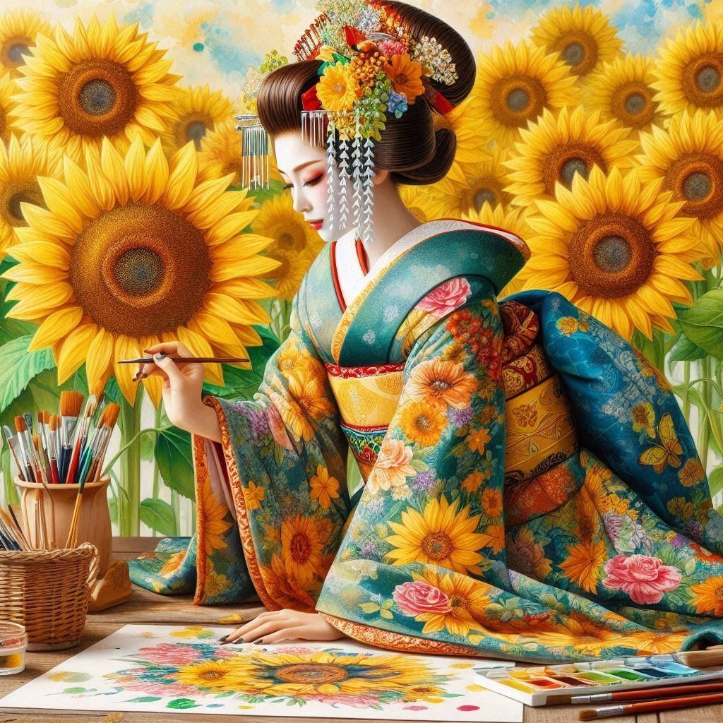 Painting Sunflower
