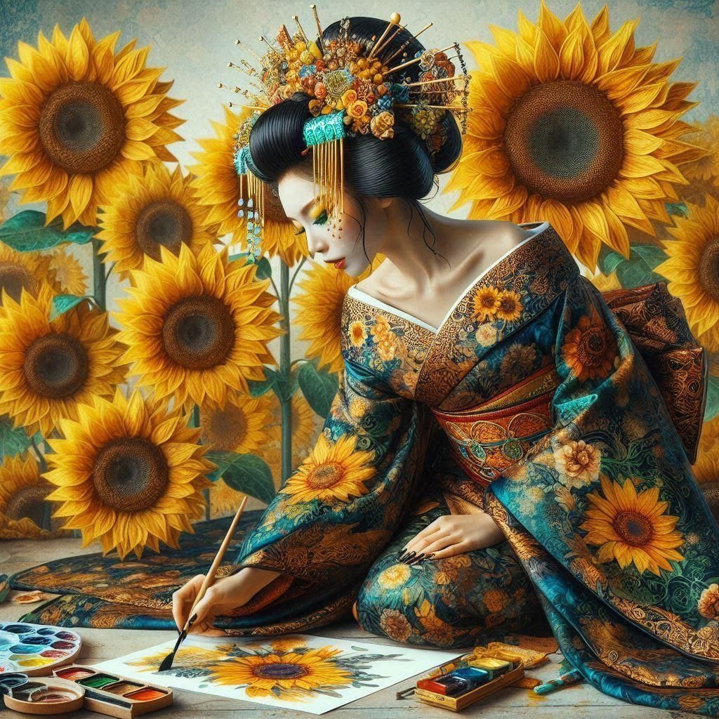 Painting Sunflowers