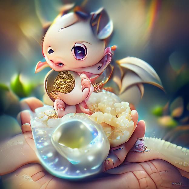 Baby Pearl Dragon