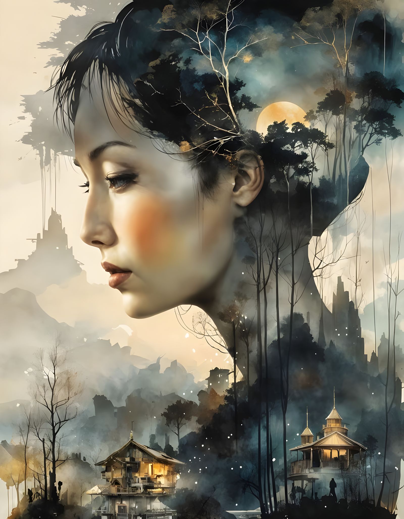 Moon Village   by @LyndanLeeAnn