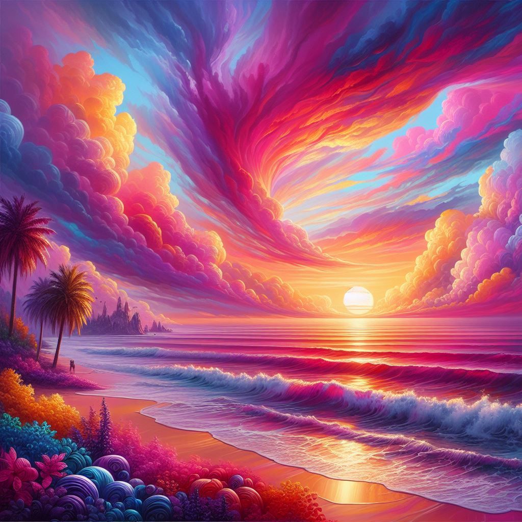 Fantasy sunset