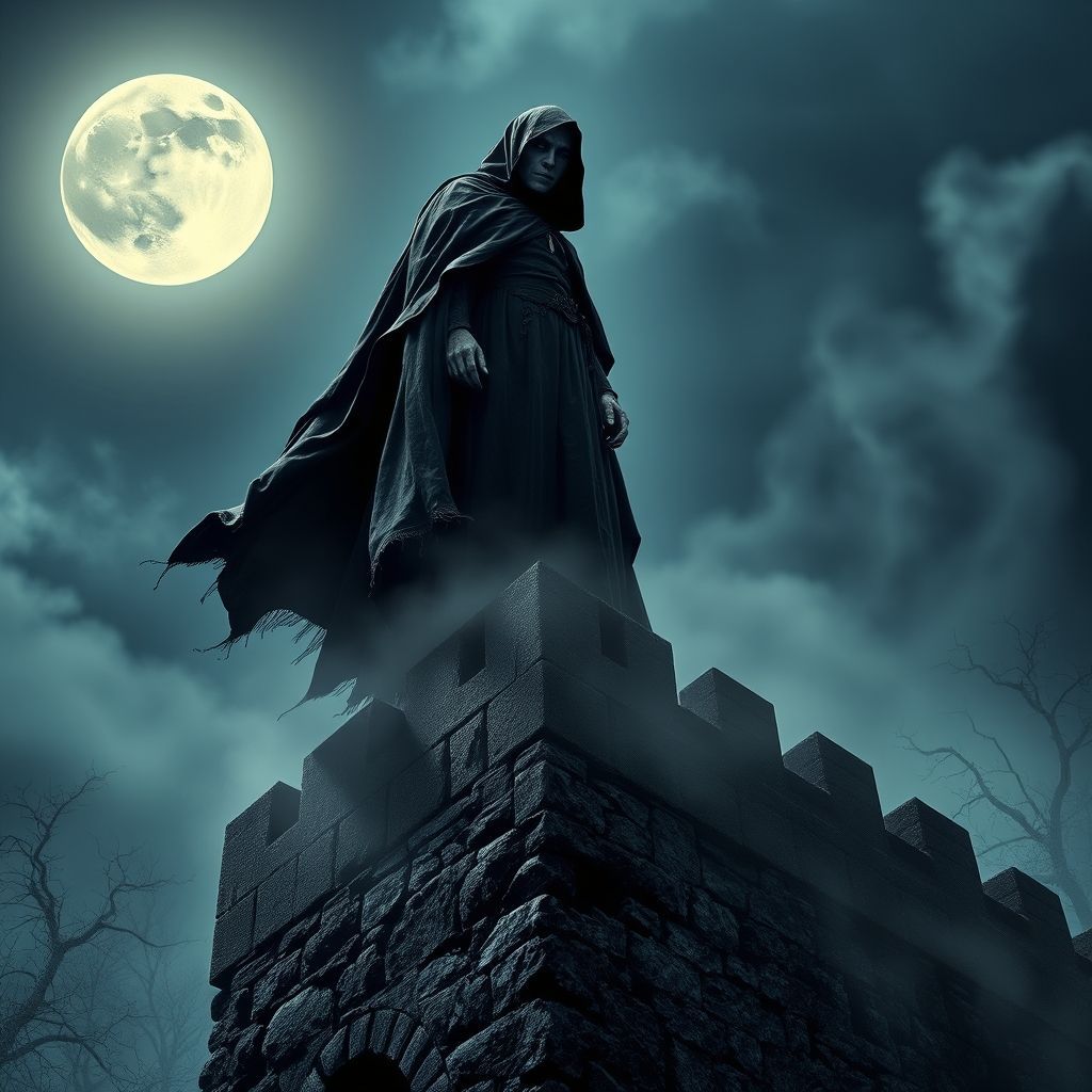 A brooding vampire lord