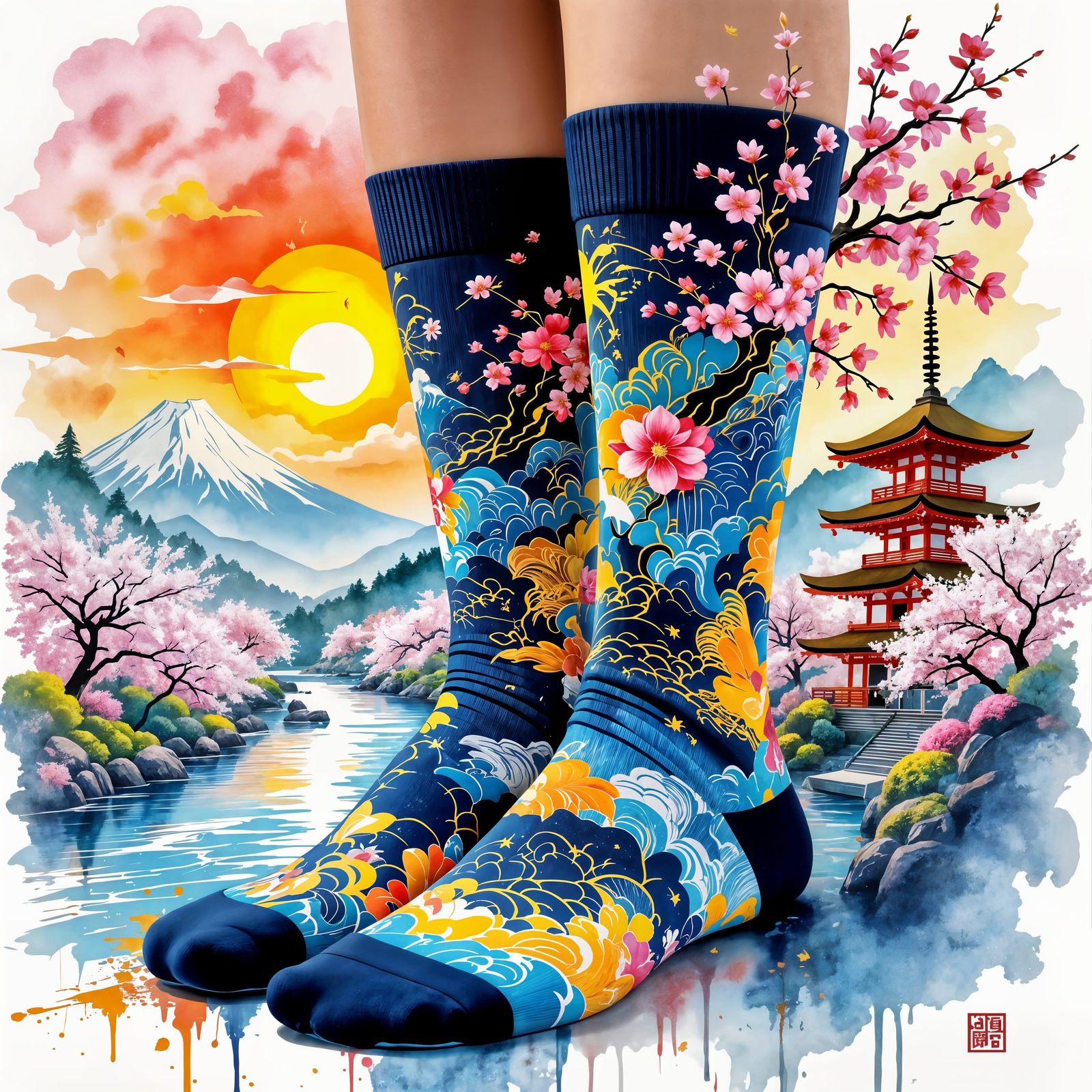 Stepping In To A Japanese Landscape  by @JustD