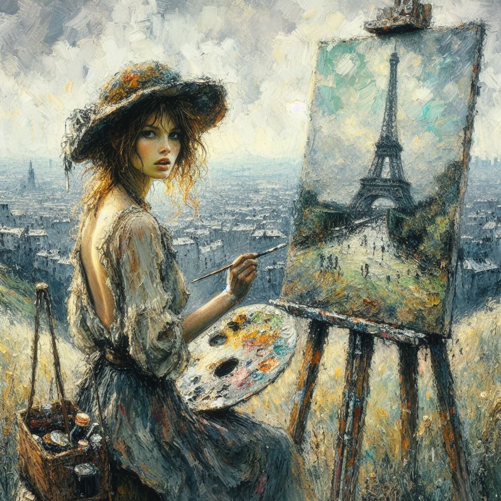 Lily Fortier French Art Student 1965  by @BetaPrime